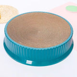 Cat Scratcher Cardboard Cat Couch Bed Scratcher New Scratch Board Socket Round Wear Corrugated Integral Chip Resistant Pet Toy