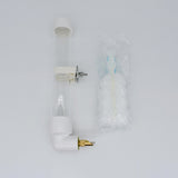 Plastic Parrot Drinker Water Bottle Dispenser Feeder Hanging Pet Dog Guinea Pig Squirrel Rabbit Drinking Head Pipe Fountain