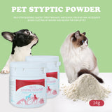 Pet Styptic Stop Bleeding Powder Safe For Dogs Cats Pet Puppy Blood Stopper Anti-inflammatory Anti-bacterial Broken Injury