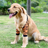 Dog Elbow Brace Protector Anti-Lick Wound Soft Breathable Pain Relief Shoulder Support Elbow Sleeves Pads for Canine Elbow