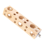 Bird Toys Foraging Toy Natural Wood Block Parrot Chewing Toy for Small and Medium Size Birds Improve Health Kill Boredom Y5GB