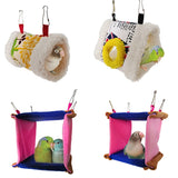 2022 Spring New Parrot Hammock Fashion Pet Bird Parrot Cages Warm Hammock Hut Tent Bed Hanging Cave For Sleeping And Hatching