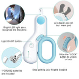 Professional Cat Nail Clipper Cat Cutter Scissors with Light Pet Nail Clipper for Cat Dog Grooming Claw Scissors Pet Products