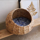 Selling Interesting 2022 INS Cat Nest Made Of Rattan Summer Cool Advanced Woven 4 Seasons Universal Pet  House Sleeping Nest
