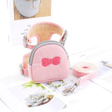 Adjustable Chest Strap For Dogs Cat Snack Bag Collar Portable Pet Outdoor Walking Harness With Leashes Pet Accessories