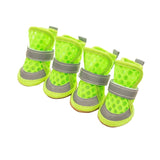 Non Slip Dog Shoes Summer Breathable Mesh Dogs Boots Outdoor Reflective Pet Shoes for Small Medium Dogs Puppys Zapatos Perros