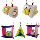 2022 Spring New Parrot Hammock Fashion Pet Bird Parrot Cages Warm Hammock Hut Tent Bed Hanging Cave For Sleeping And Hatching