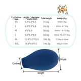 4Pc/Set Waterproof Paw Protector Balloon Rubber Rain Boots Cat Socks Footwear Anti Slip Pet Dog Shoes Puppy Chihuahua Botas Buty
