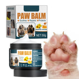 Pet Paw Balm 50g Paw Soother Natural Ingredients Dog Feet Balm Paw Lotion Soothing Balm Safe Cream For Dog Cat Puppy Kitten