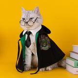 Pet Cosplay Cloak College Pet Clothes Small Magic Cloak Spring and Autumn Clothes Dog Pet Shawl Cat Cosplay