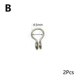 2Pcs Pet Birds Training Leash Rings Clip Parrot Flying Accessory Pigeon Leg Ring Bird Supplies Opening Foot Ring Accessories