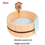New Cat Bed Japanese Style Comfy Bathtub Pool for Dogs Detachable Puppy Basket Basin Safe Kitten Nest Pad Plush Sleeping Shiba