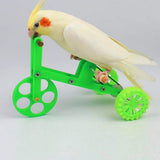 1PC Funny Parrot Toy Bird Interactive Toy Creative Colorful Funny Parrot Bike Toy Bird Training Supplies Parrot Training Props