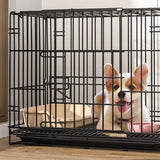 C600 Foldable portable 2.5mm iron wire plastic spraying rust prevention Kennel metal teddy dog rabbit cat pet big net cage