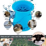Dog Paw Cleaner Cup Soft Silicone Combs Portable Outdoor Pet towel Foot Washer Paw Clean Brush Quickly Wash Foot Cleaning Buck