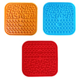 Pet Lick Silicone Mat for Dogs Pet Slow Food Plate Dog Bathing Distraction Silicone Dog Sucker Food Training Dog Feeder Supplies