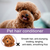 50ml Pet Hair Conditioner Pet Hair Cleaning Care Pet Non-knotted Pet Hair Care Cream Cat Dog Soft Hair Conditioning Oil Cream