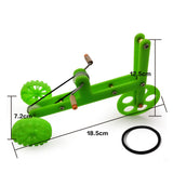1PC Funny Parrot Toy Bird Interactive Toy Creative Colorful Funny Parrot Bike Toy Bird Training Supplies Parrot Training Props