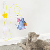 Cat Interactive Teaser Fetch Toy for Small Kittens Dogs Chasing Pet Funny Teaser Supplies Cat Games Pet Accessories