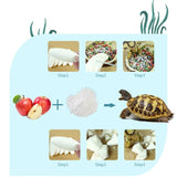 Reptile Turtle Health Slow Release Calcium Mineral Cuttlefish Bone for Aquatic Turtle Bird Feed Cuttlebone Block Calcium Supplem