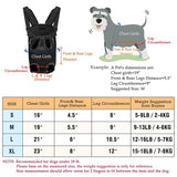 Portable Adjustable Pet Backpack Pet Front Carrier Backpack For Small Medium Dogs Cats Traving Travel Bag Products Accessories