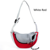 Pet Puppy Carrier S/L Outdoor Travel Dog Shoulder Bag Mesh Oxford Single Comfort Sling Handbag Tote Pouch