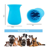 Dog Paw Cleaner Cup Soft Silicone Combs Portable Outdoor Pet towel Foot Washer Paw Clean Brush Quickly Wash Foot Cleaning Buck