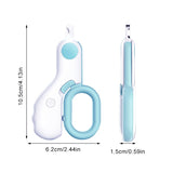 Professional Cat Nail Clipper Cat Cutter Scissors with Light Pet Nail Clipper for Cat Dog Grooming Claw Scissors Pet Products