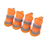 Non Slip Dog Shoes Summer Breathable Mesh Dogs Boots Outdoor Reflective Pet Shoes for Small Medium Dogs Puppys Zapatos Perros