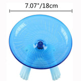 Pet Hamster Flying Saucer Exercise Squirrel Wheel Hamster Mouse Running Disc Rat Toys Cage Small Animal Hamster Accessories