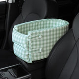 Portable Pet Dog Car Seat Central Control Nonslip Dog Carriers Safe Car Armrest Box Booster Kennel Bed For Small Dog Cat Travel