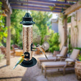 Outdoor Bird Feeder Creative Hanging Anti-squirrel Automatic Bird Feeder Pet Feeder For Patios Garden