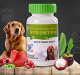 Dog compound vitamin tablet, hair beautifying, anti depilation, dandruff skin disease, Teddy golden hair pet nutrition, health c