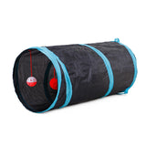 7 Color Funny Pet Cat Cave Tunnel Cat Play Rainbown Tunnel Brown Foldable 2 Holes Cat Tunnel Kitten Toy Bulk Toys Rabbit Tunnel