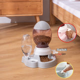 7 STY Pet Cat Bowl for Dog Food Automatic Feeder Bowls 2 L Dogs Feeding Drinking Fountain 600ml Waterer Kitten Slow Feeder Puppy