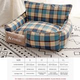 Dog Beds Warm Sleeping Cotton Puppy Bed Washable Detachable Oxford Cloth Kennel Cat Nest Bottom Waterproof Small Cat&amp;Dog Nest