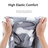 Four Legs Dog Pajamas Puppy Fleece Winter Warm Dog Jumpsuit Cute Pet Clothes Onesies For Medium Large Dogs Labrador Coat