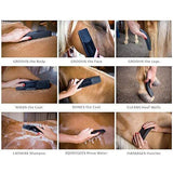 6 In 1 Horse Grooming Brush Pet Accessories Sheep Cattle Hair Comb Removal Massage Kit Gentle Ranch Horse Clearning Supplies