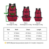 Portable Dog Carrier Bag Pet Shoulder Travel Backpack For Hiking Cycling Outdoor Carrier Bags For Dogs French Bulldog Pug