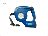 Dog Leash Flashlight Extendable Retractable Pet Dog Leash