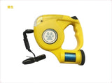 Dog Leash Flashlight Extendable Retractable Pet Dog Leash