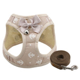 Nylon Mesh Cat Harness Leash Set
