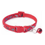 Bell Cartoon Print Rainbow Collar