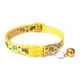 Bell Cartoon Print Rainbow Collar