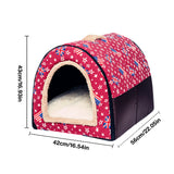 Cat Cave Bed Winter Warm Pet House