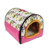 2 In 1 Warm Fleece Cat House
