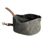 Pet Folding Portable Container Feeder Dish
