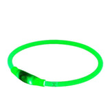 Rechargeable LED Tube Flashing Night Dog Collars