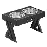 Adjustable Cat Bowl Stainless Steel  Bowls