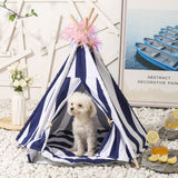 Pet Nest Teepee With Cushion Dog House